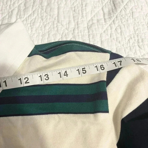 Vineyard Vines Polo Shirt Girls Rugby Pink Green Long Sleeve NWT Size XL - Picture 7 of 11